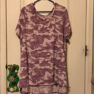 Lane Bryant Camo Top